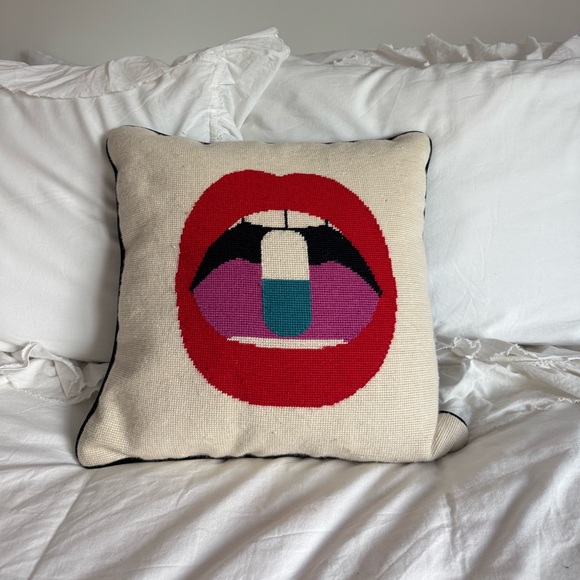 Jonathan Adler Full Dose Needle Point Pillow